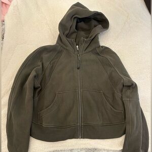 Lululemon Scuba with Hoodie XS/S Army Green